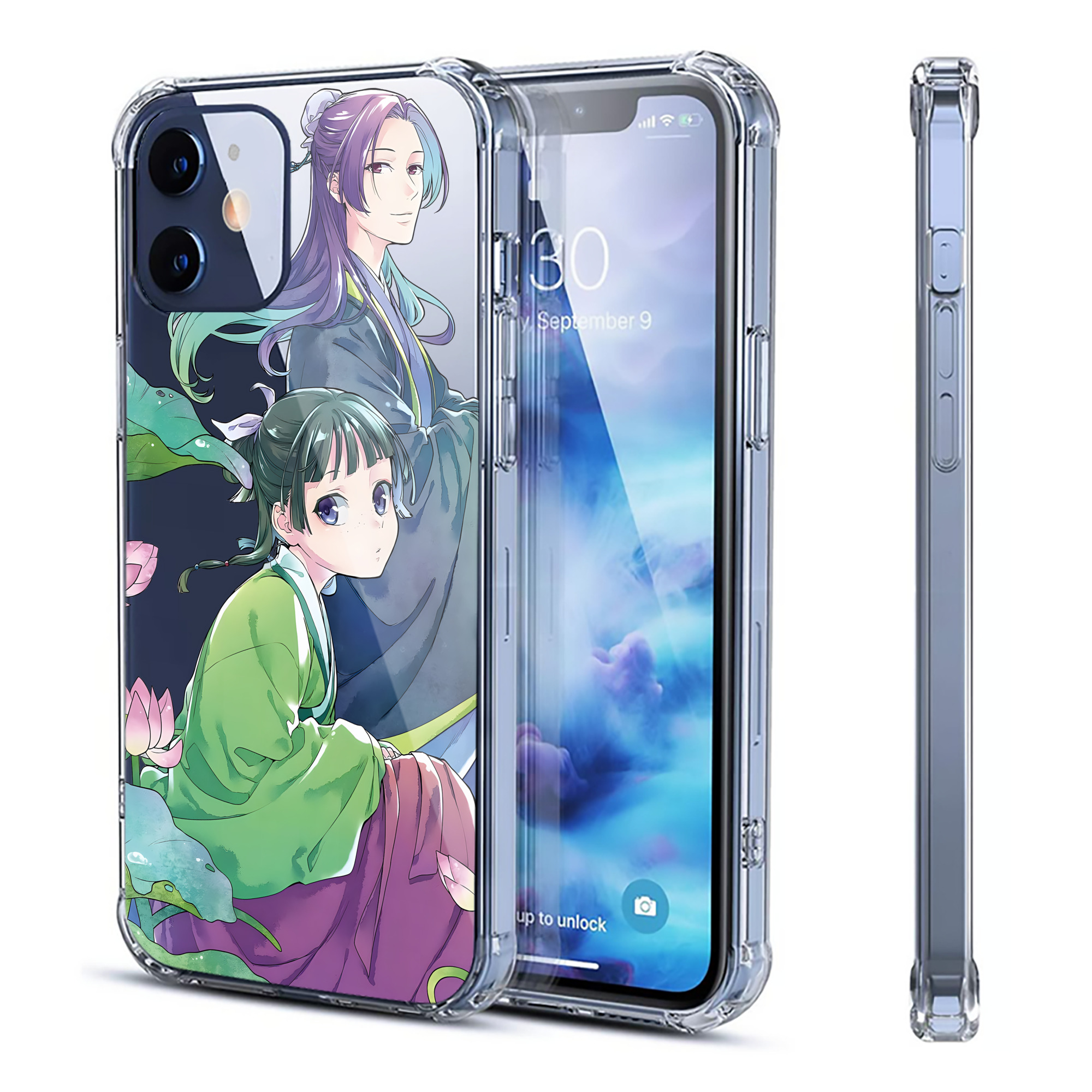 （画像用） 薬屋のひとりごと The Apothecary Diaries 【iPhone 12シリーズ対応】透明スマホケース（クリアソフトケース）